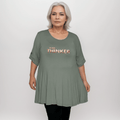 Swing Top with “Over Thinker” Logo