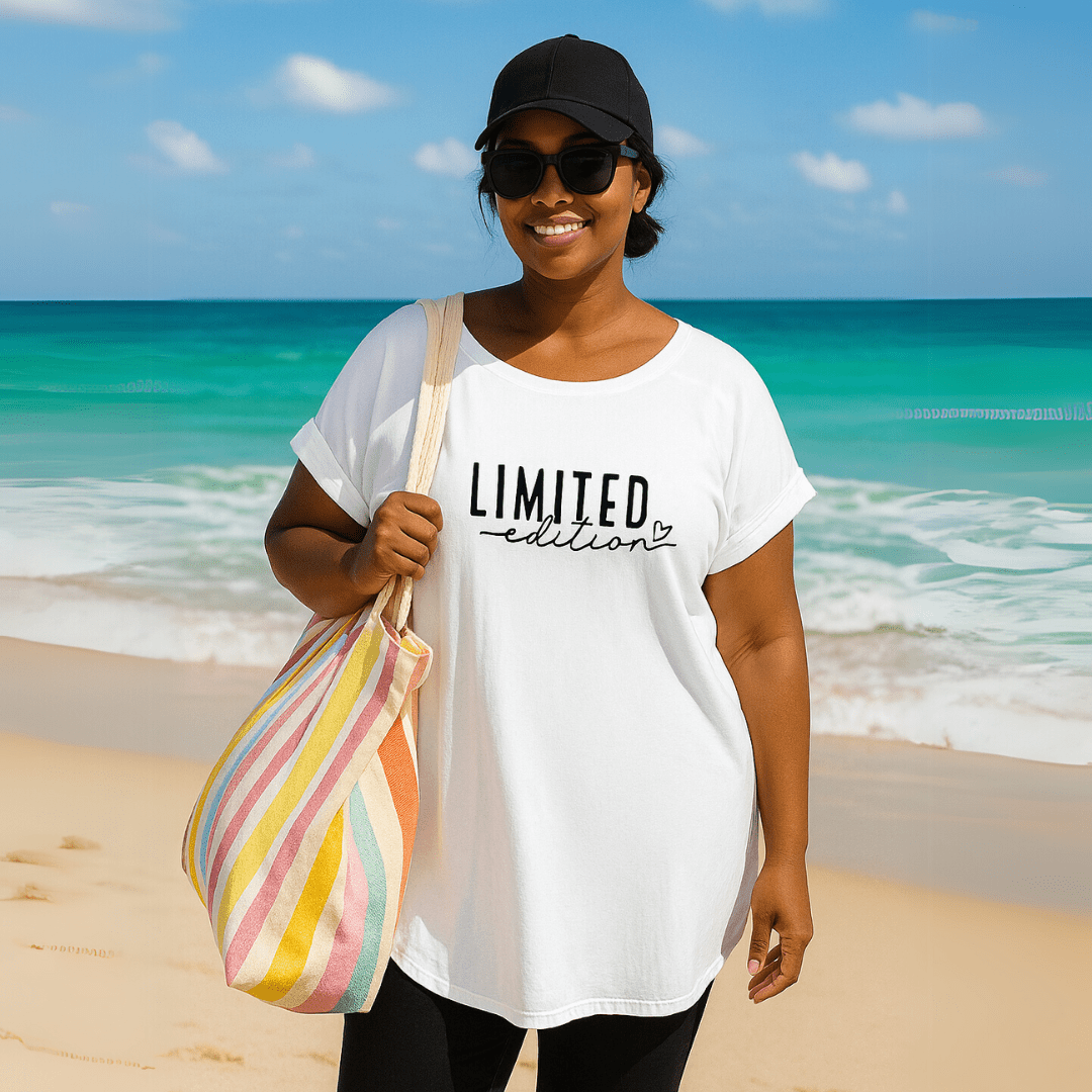 Limited-Edition Dipped-Hem T-Shirt