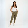 Stretchy Plain Trousers / Jeans with Side Pockets