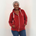 ZIP UP HOODIE PLUS SIZE JACKET