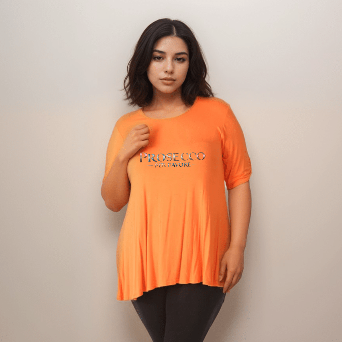 Prosecco Per Favore Button Sleeve Swing Top