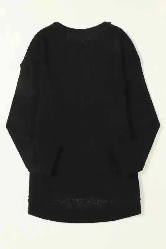 Moss Green Textured Knit Top | Plus Size Long Sleeve