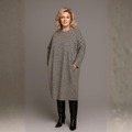 Grey Diamond Thick Pocket Dress
