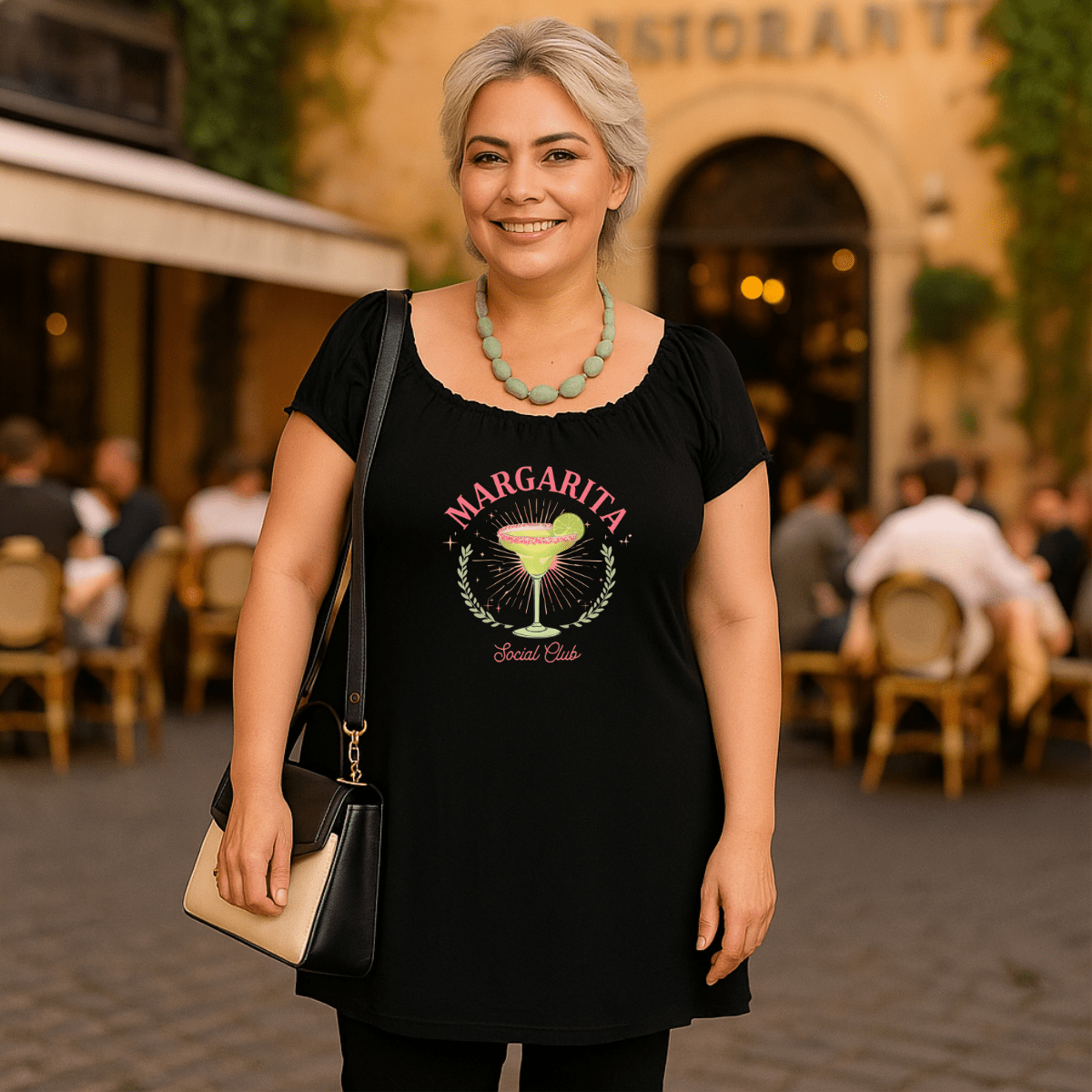 “Margarita Time” Off-Shoulder Gypsy Top